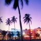 sunset on south beach