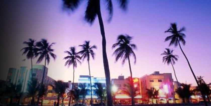 sunset on south beach
